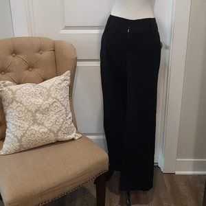Daisy Fuentes Flared Black Dress Pants
